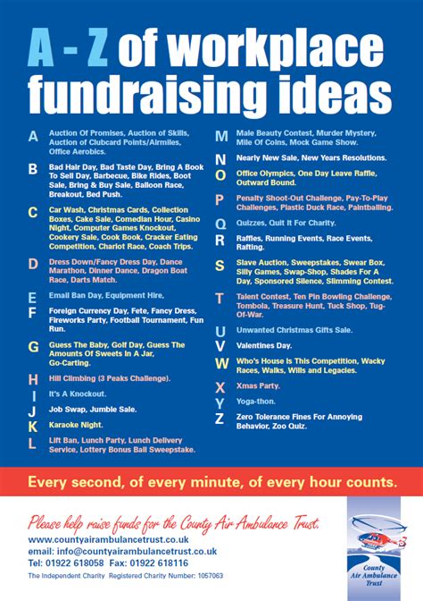 office fundraising ideas